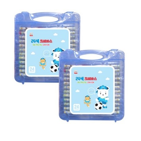 영아트 크레파스 2p 24색 2세트