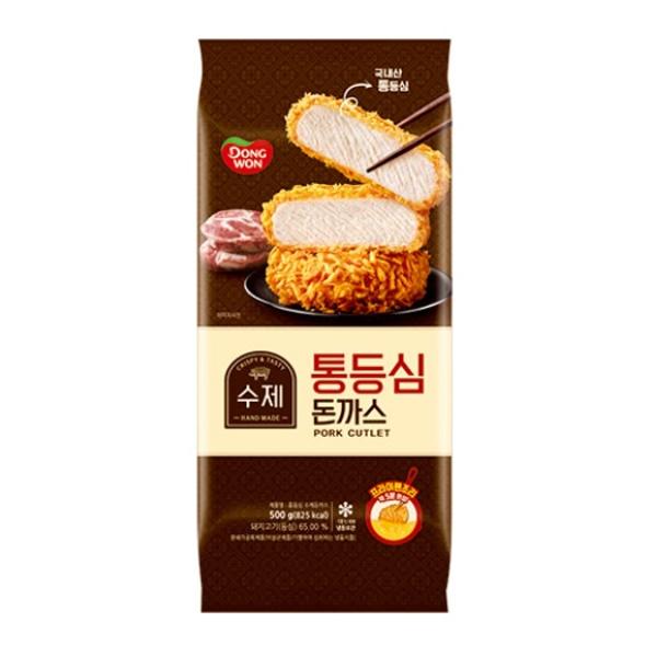 동원 수제 돈까스 500g 아이들간식 맥주안주 야식 도시락반찬 가족식사 안주