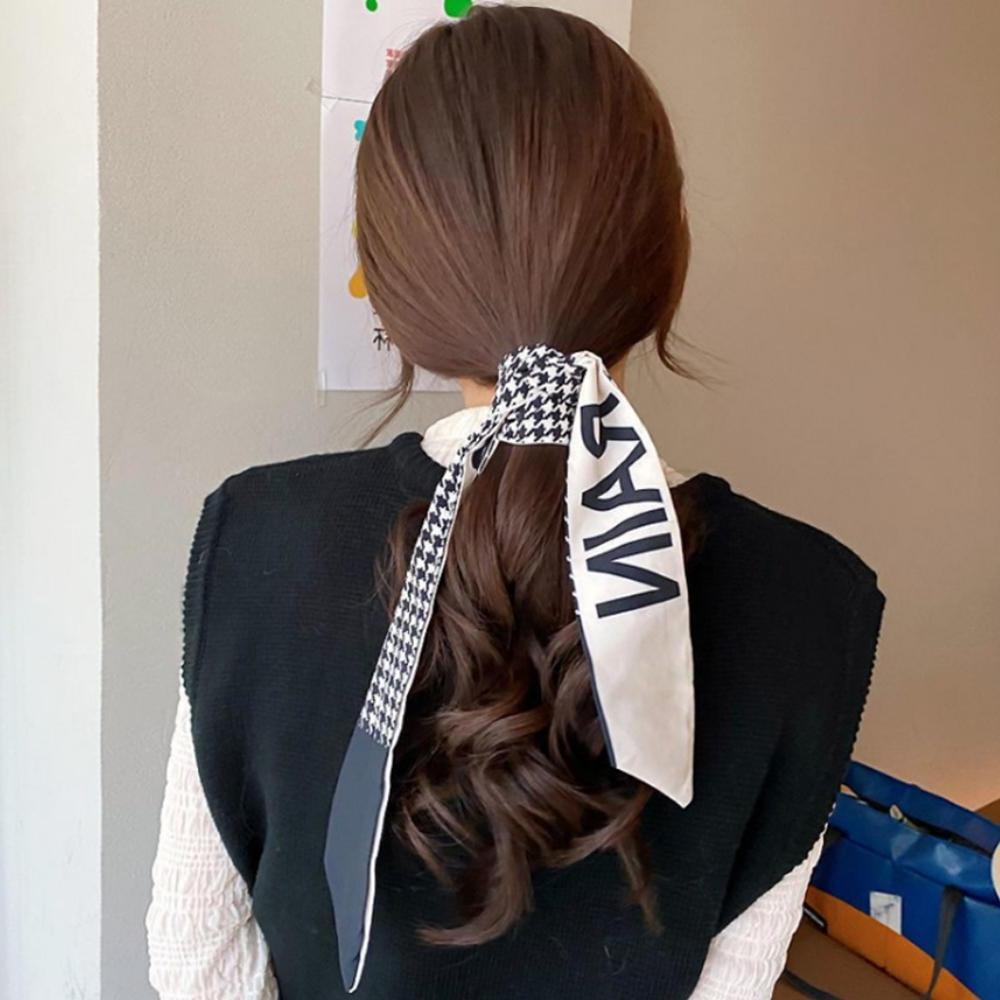 트렌디 스카프 헤어밴드 데일리 악세서리 여성 가방장식 쁘띠 피치