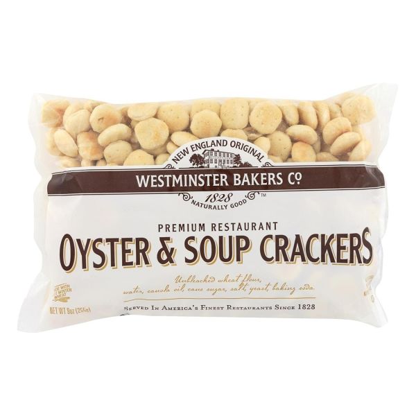 WESTMINSTER BAKERS CO 뉴잉글랜드 오리지널 웨스트민스터 베이커리 굴 수프 크래커 12팩 12개