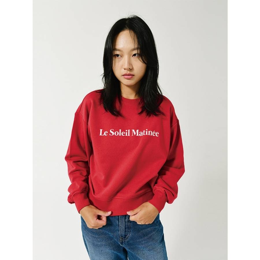 르쏠레일마띠네 르쏠레일마띠네 로고 스웻셔츠 LA34MT0X0RE00