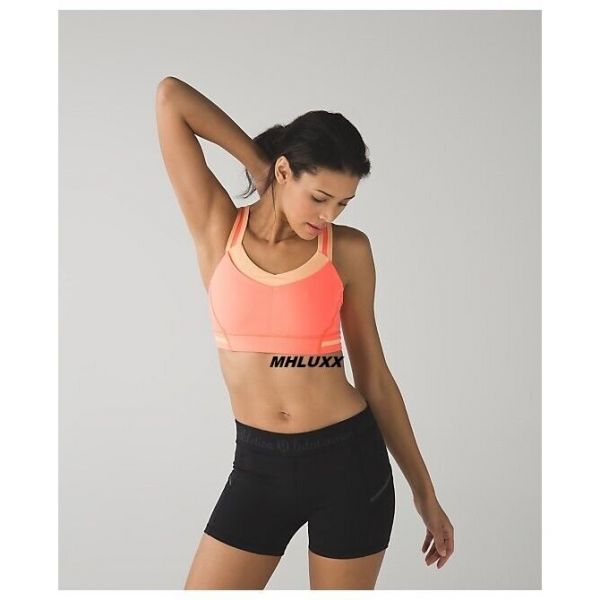 룰루레몬 룰루레몬 스포츠브라 새상품 LULULEMON 라이트 플레어 피치 퍼즈 랙팩 요가 짐 스포츠 브라 사이즈 6 HTF
