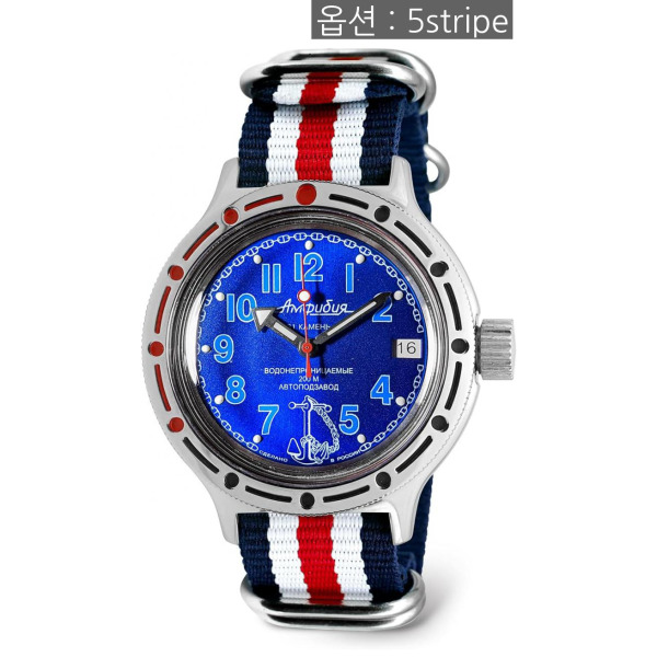 보스톡 Vostok tdBTM Mens Sea Captain Amphibian Automatic SelfWinding Russian Diver Watch WR 420382S