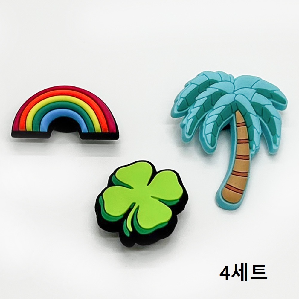 레츄 여름 슬리퍼 악세사리 파츠 장식 세트 레츄 악세사리 3종 2세트