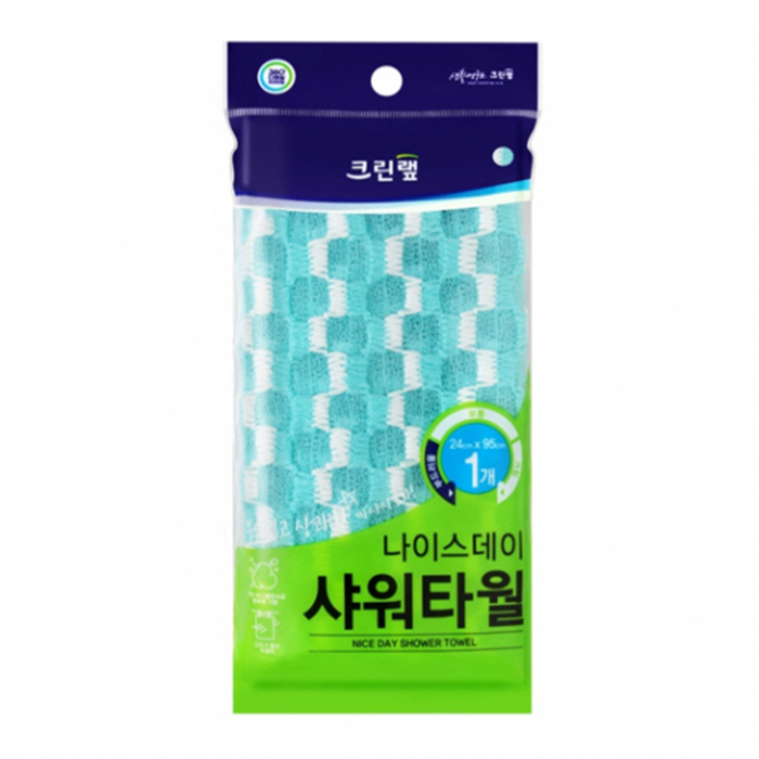 크린랲 크린랩 나이스데이 샤워타월