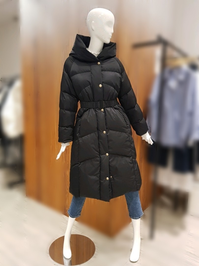 지컷 지컷 벨티드 롱 다운 패딩 코트 7254417120