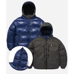 예일 YALE PRIMALOFT REVERSIBLE ZIP UP PUFFER PADDING YD10JP7002BL 617657