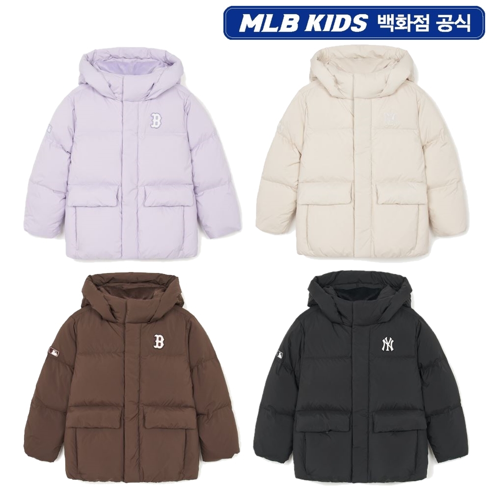 MLB키즈 베이직 스포티브 유로피안 덕 숏다운 엠엘비키즈 7ADJB0146