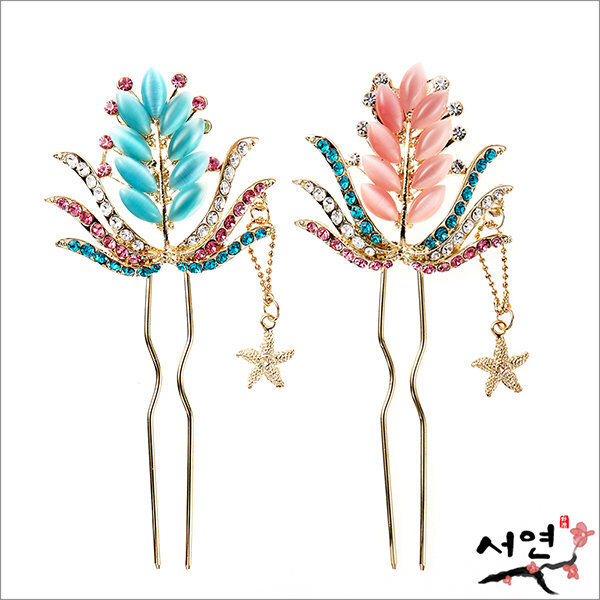 서연한복 뒤꽂이 올림머리 한복머리 뒤꽂이-D052 D051-D052