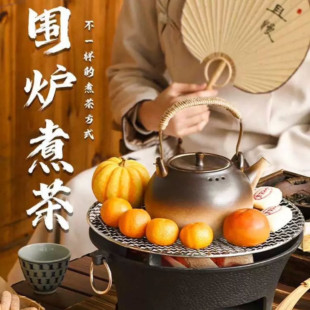 옛날 화로 연탄구이 화덕 전통화로 가정용 숯불 1개 화로 그릴 나무받침