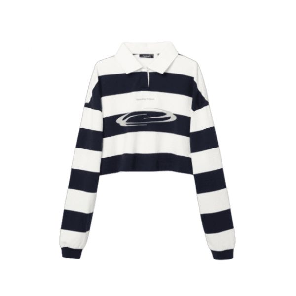 오프닝프로젝트 오프닝프로젝트 W Identity 스트라이프 Collar 티셔츠 WM 294002