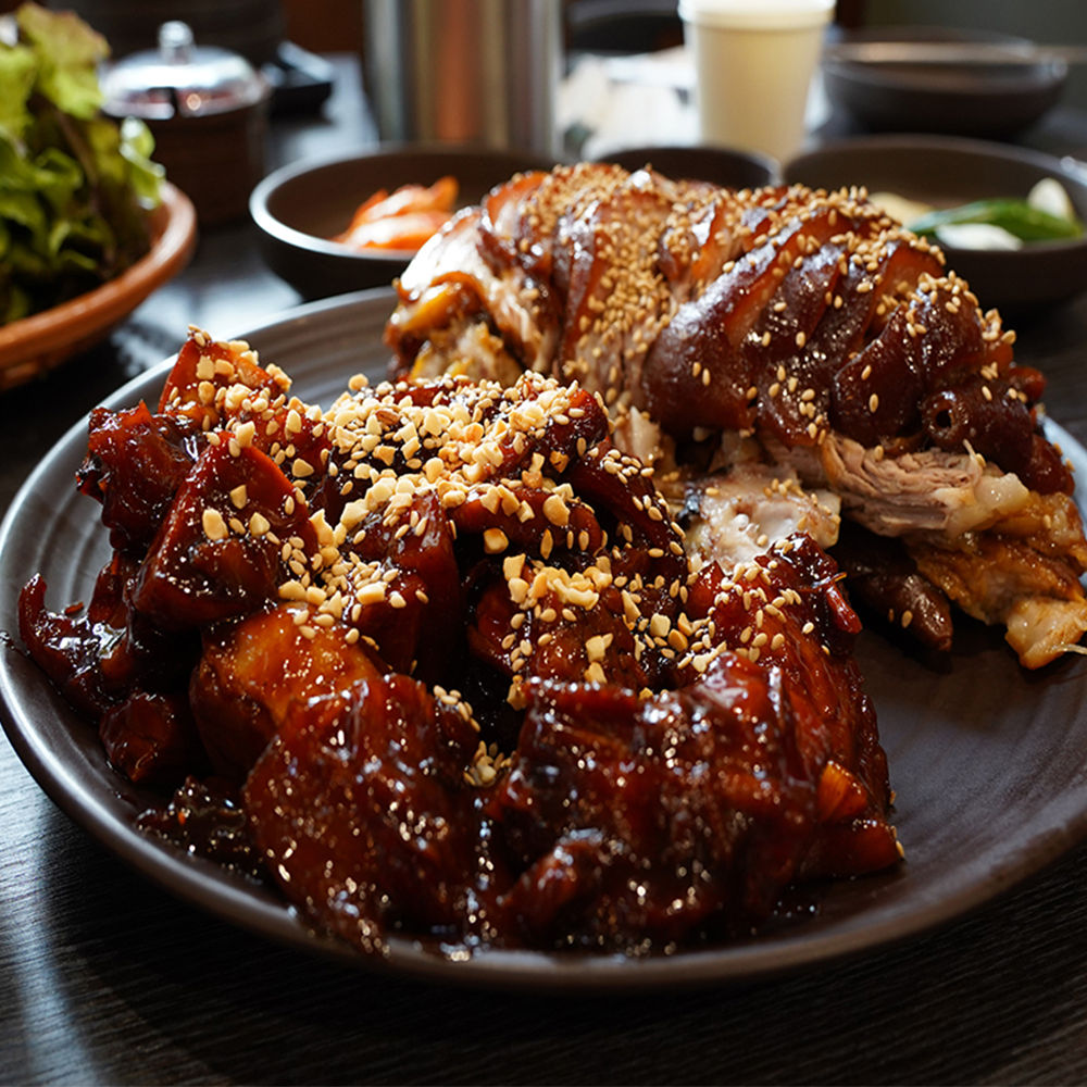 대한우리 한돈 오미자 슬라이스 불족발 350g