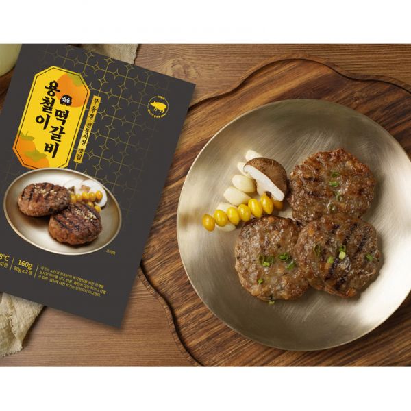 부울경 전통시장 맛집 용철이 떡갈비 160g 6팩 6개 160g