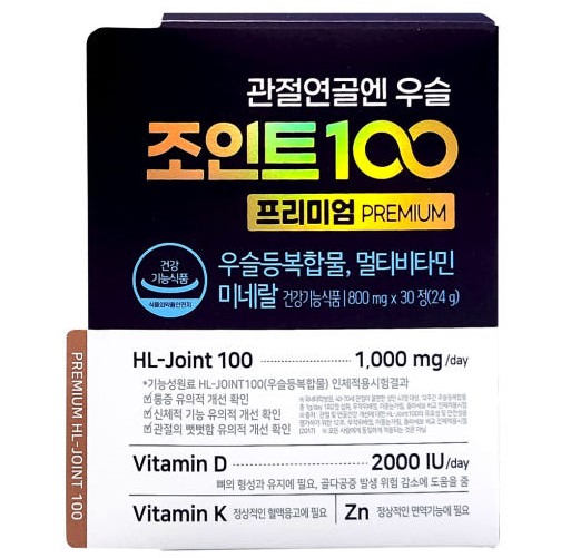 에이치엘사이언스 관절연골엔 우슬 조인트 100 프리미엄 800mg x 30정