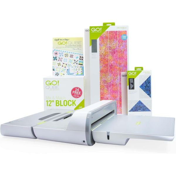 Accuquilt GO 빅 저스트 애드 패브릭 12 블록 스타터 팩