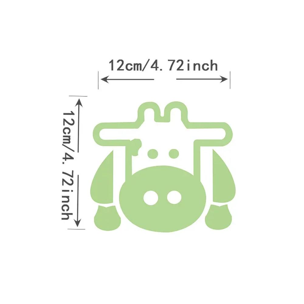 만화 야광 스티커 스위치 빛나는 벽 데칼 장식 고양이 요정 13 YG-KG-cow 1개 A