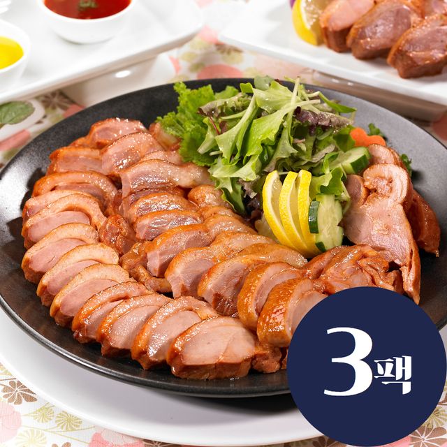 해선정 훈제오리 슬라이스 800g 2팩 묶음