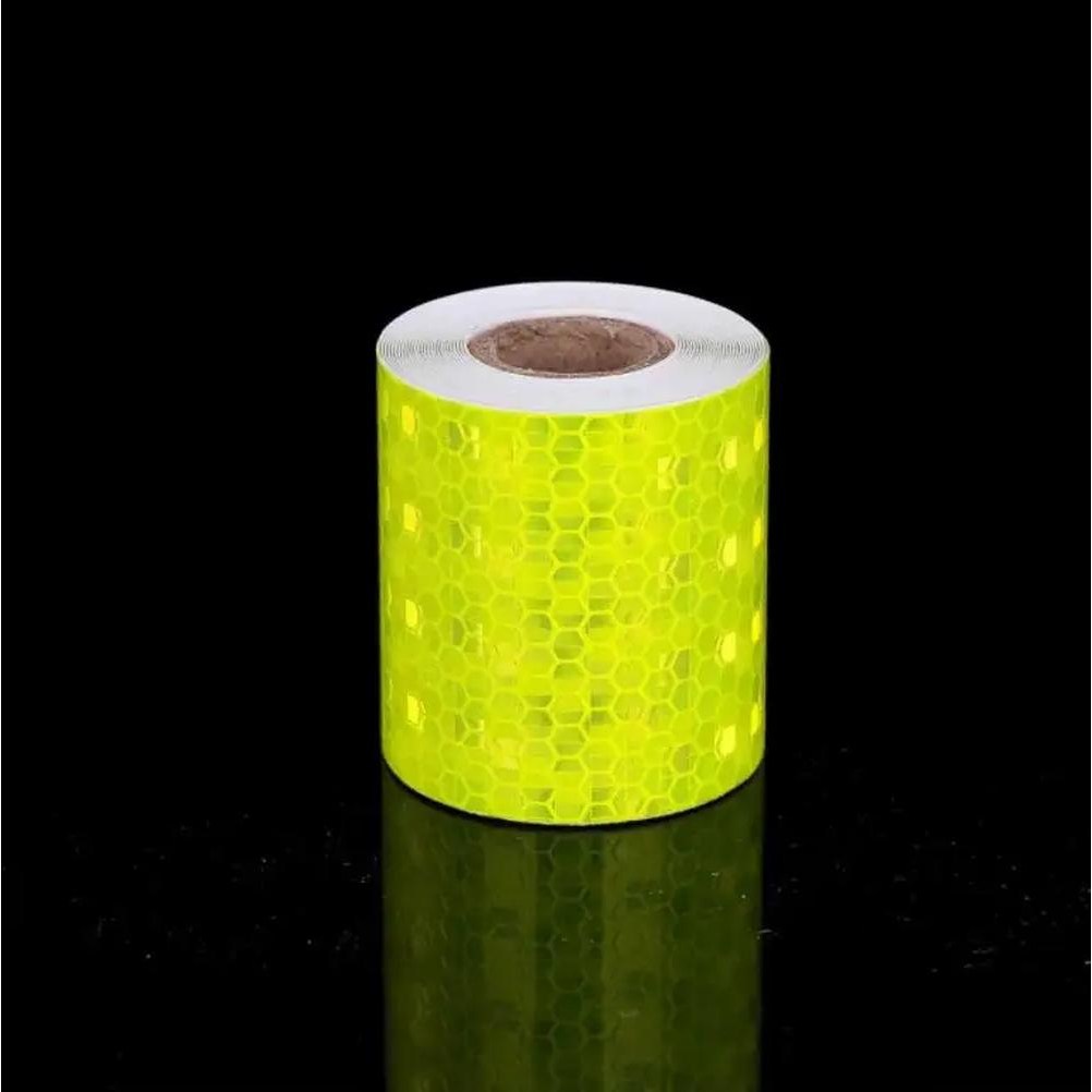 자동차 반사 테이프 안전 경고 스티커 야간 스트립 필름 트럭 자 7 light green 1개 B 1pcs 50mmx1m