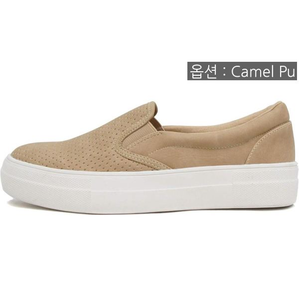 디에프디인터내셔날 소다 Soda Croft Slip On Perforated Double Layer Foam Padded Cushion Sock Fashion Sneakers