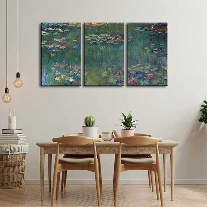 사진액자 모네의 퍼즐 그림 호수 페인팅 수련 대형 클래식 벽 3 꽃 예술 개