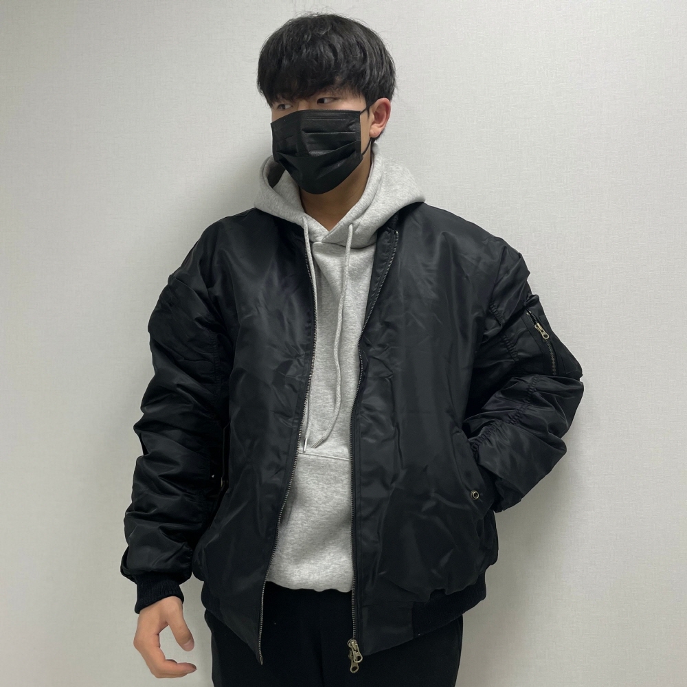 연예인 미군 항공점퍼 ma1 남자 블루종 마원