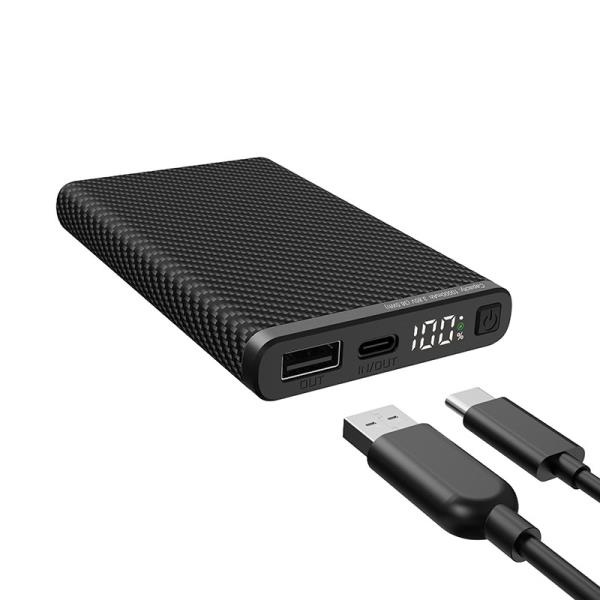 KLARUS 탄소 섬유 경량 방수 보조베터리 10000mAh 용량 IP68 22 5W 고속 충전 C타입 K5