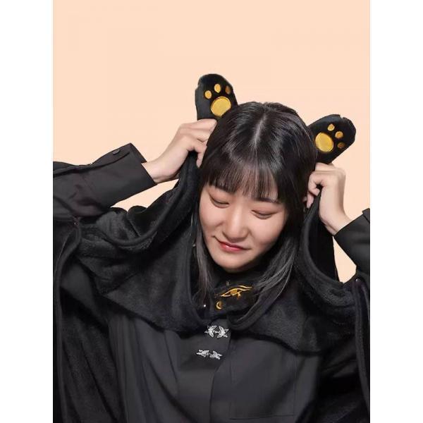 방언 언니 바네다와 같은 대영박물관 앤더슨 캣츠 홈 케이프 담요 점심 담요 에어컨 담요 여자