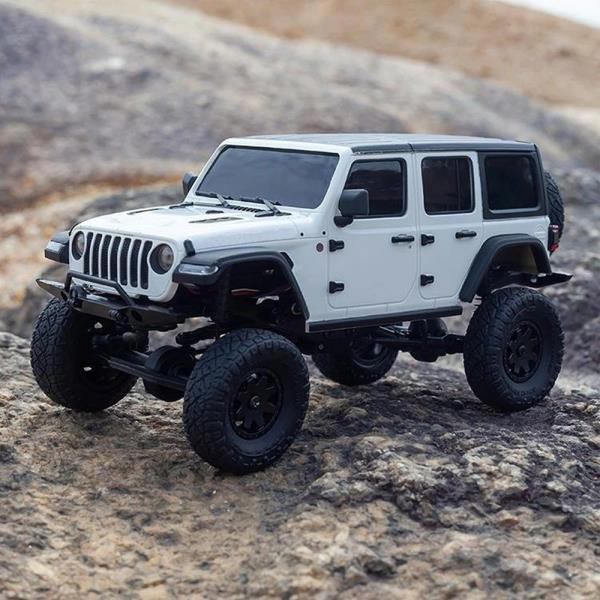 1 24 2 4G 4WD RC 클라이밍 카 지프용 미니 Z 레이싱 4x4 랭글러 루비콘 락 크롤러 브러시드 오프로드 트럭 차량 모델