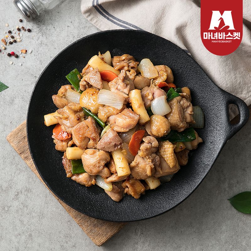 마녀바스켓 마녀바스켓 춘천 간장양념 닭갈비 700g x4팩