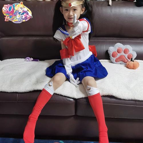 애니메이션 성인 어린이 코스프레 세일러 코스튬 가발 달 츠키노 우사기 메이 세츠나 치비우사 원피스 할로