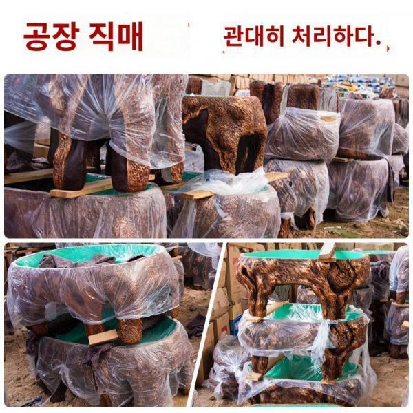 킹사이즈 흡수석 상수석 타원 시멘트 모조목 분재 빈티지 그린 식재 분재 가산 트레이 화분