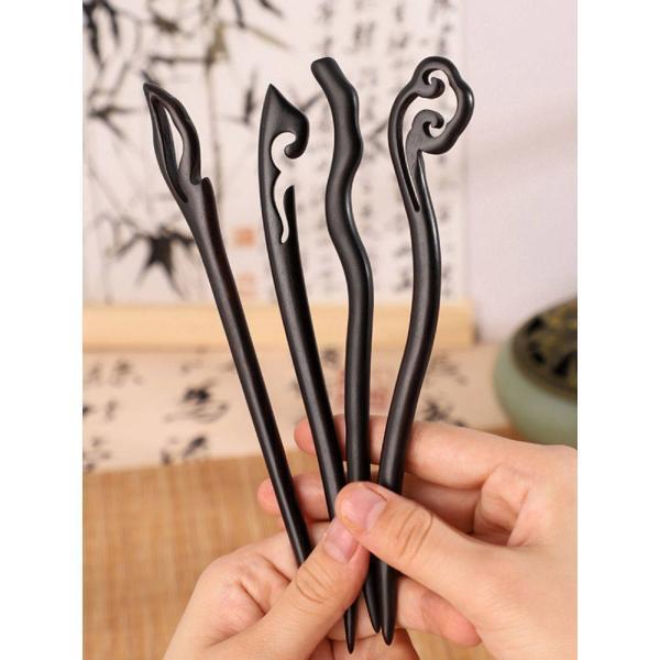 조양 자광 단발 비파 비녀 비녀 비녀 DIY 수공구 가방 빈티지 비녀 아이디어 선물 자작