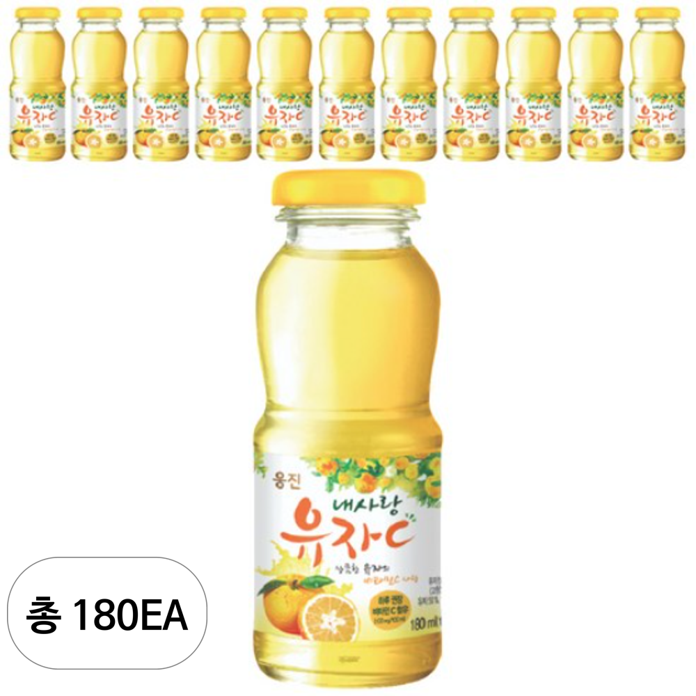 웅진식품 웅진 내사랑유자C 120개