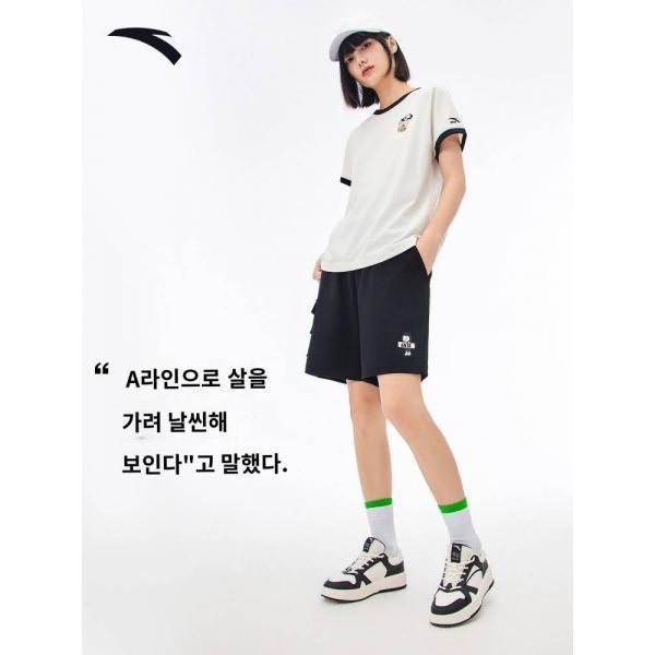 안타마음속아이 공동명칭 니트반바지 여여름신상트렌드핏통기카고팬츠5부팬츠