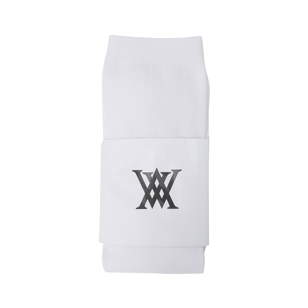 어뉴골프 W SIGNATURE JACQUARD KNEE SOCKS WH AGDUWSC05