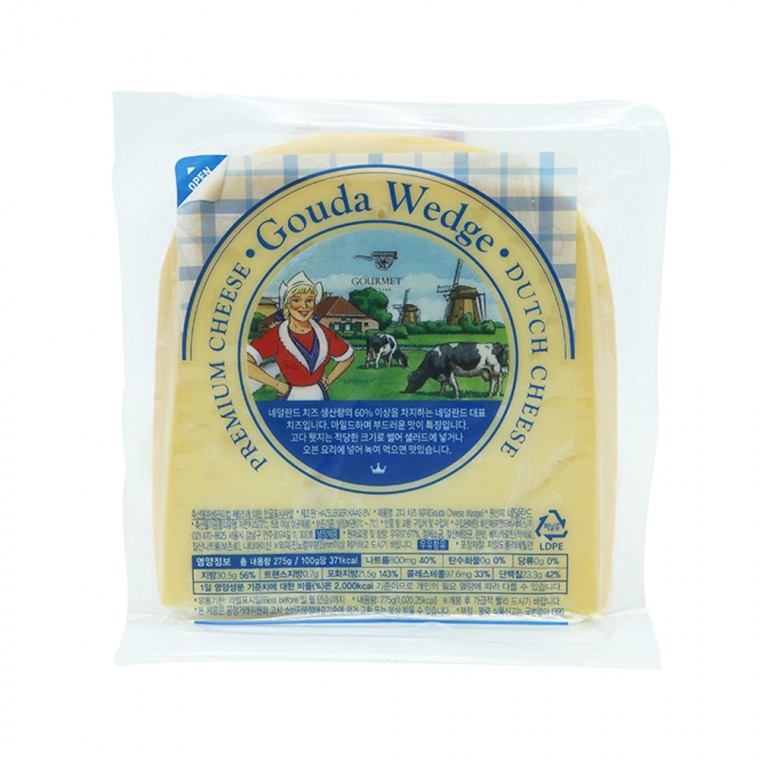 구르메 냉장 고다치즈웨지 275g