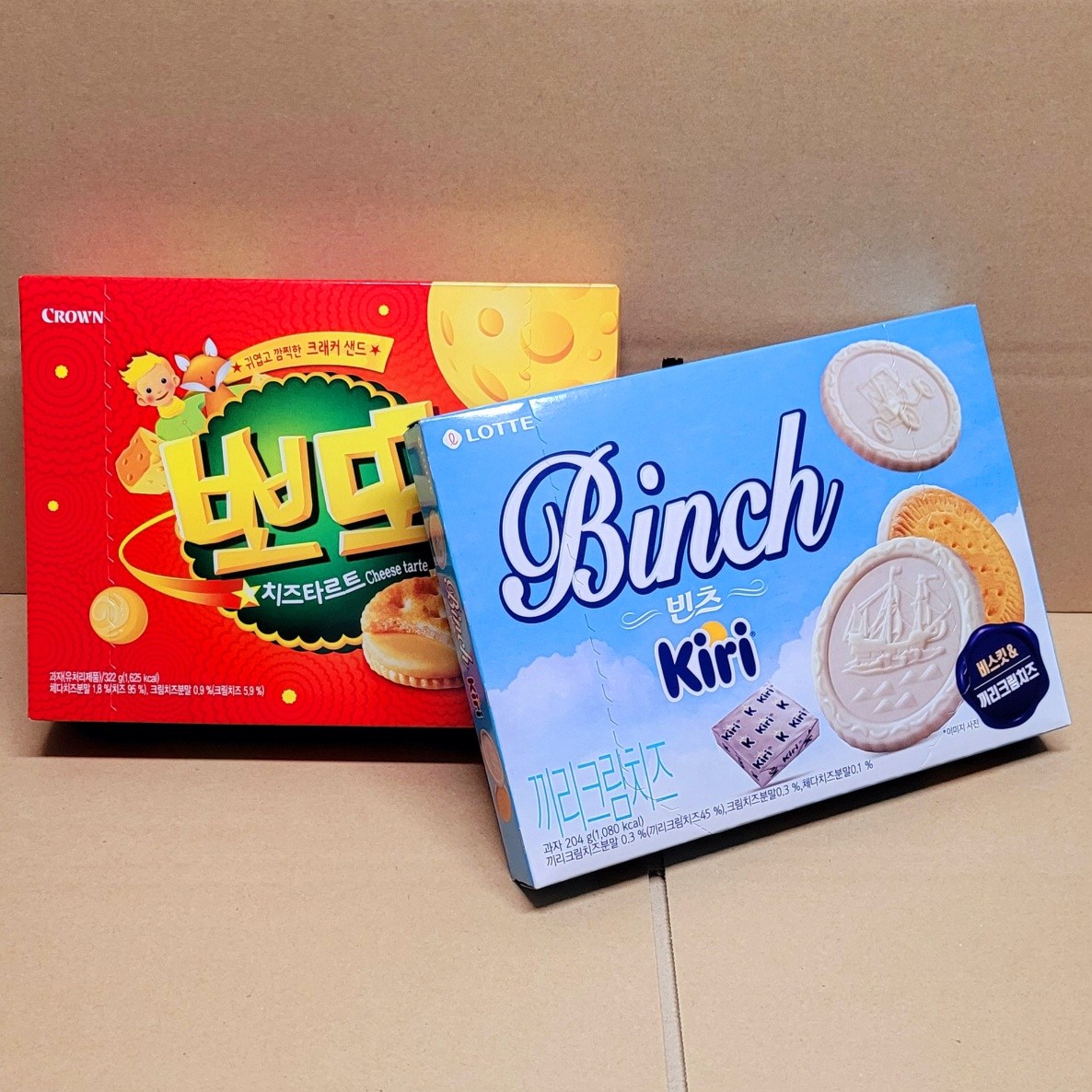 크라운 뽀또 치즈타르트 빈츠 끼리크림치즈 학교간식