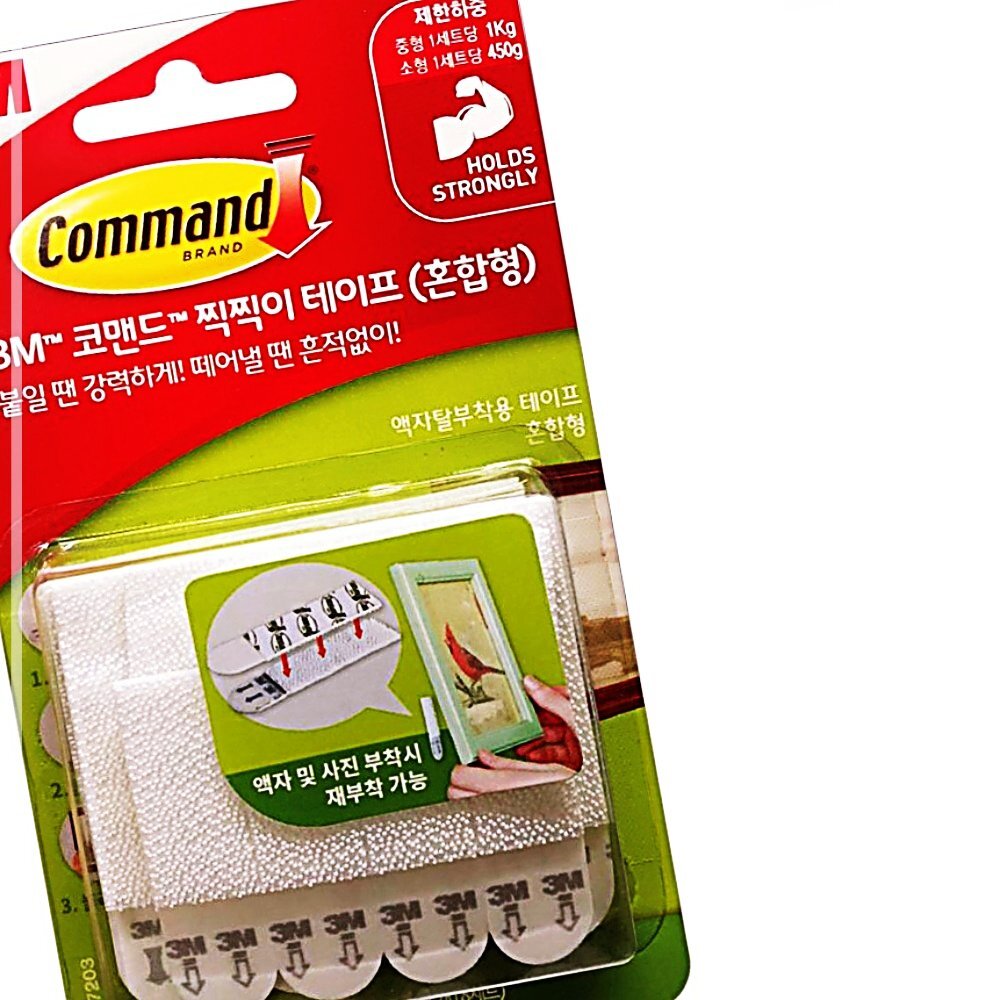 쓰리엠주식회사 3M 강력접착 테이프 혼합형 특수 찍찍이 양면테잎 22WE62BA5