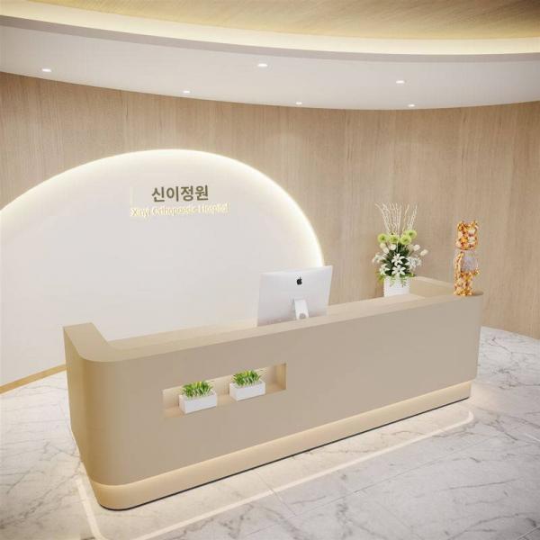 회사 페인트칠 미용실 접수대 계산대 메디컬뷰티 클리닉 프론트 의류 요가관 바 테이블 카운터
