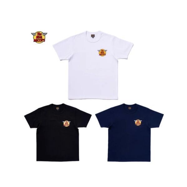 THE REAL MicroConnectOYS 더 리얼 맥코이 LOGO TEE S S 로고 반소매 티Shirts MC24004