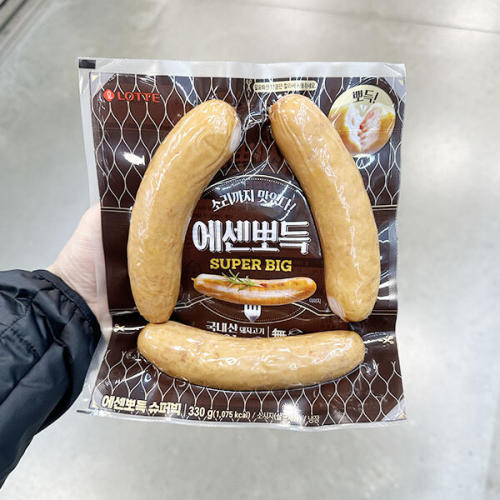 롯데 에센뽀득 슈퍼백 330g 아이스박스포장