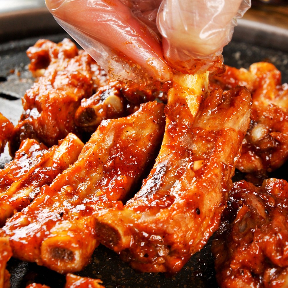 매콤쪽갈비 1팩 600g 냉동 34636687