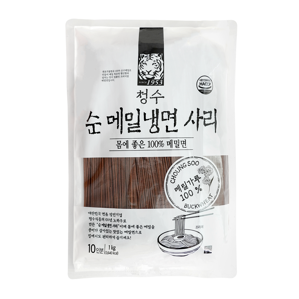 청수식품 청수식품 청수 순 메밀 냉면 사리 물냉면 비빔냉면 메밀가루 비빔면 막국수