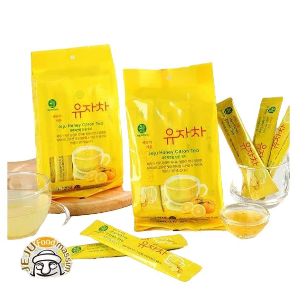 제주자연식품 제주앤팜 제주앤팜 제주 유자차 750g 스틱형 25gx30개 1개