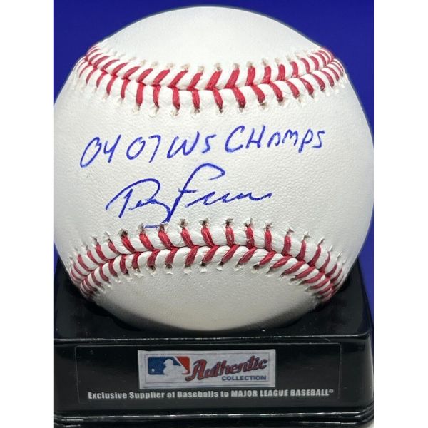 테리 프랑코나 보스턴 레드삭스 04 07 Ws Champs 계약 Oml 야구 사인