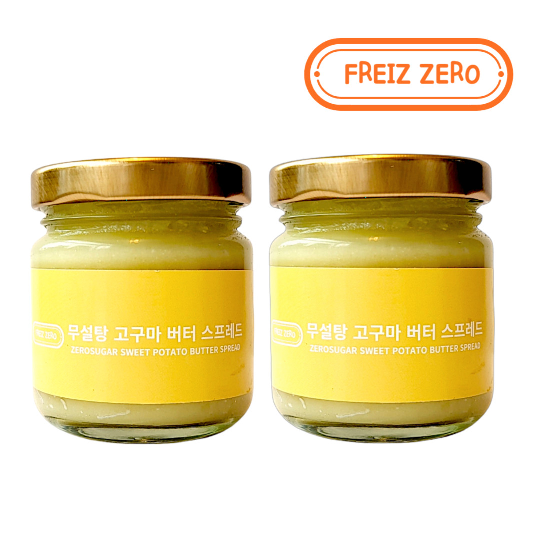 제이디푸드 프레이즈 무설탕 고구마버터스프레드 버터스프레드 저당스프레드 2개 100g