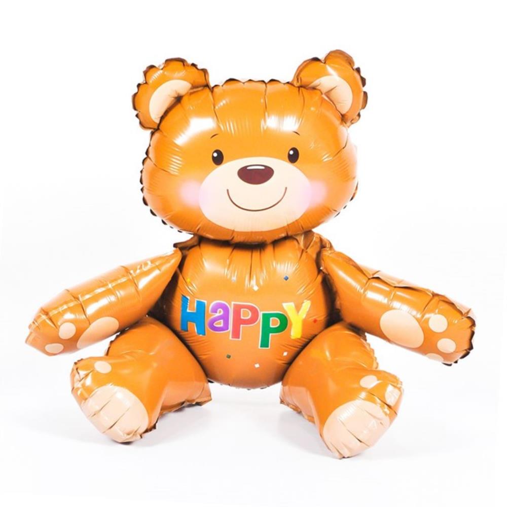 슈퍼쉐잎은박풍선 HAPPY곰돌이 기념일 은박 소품