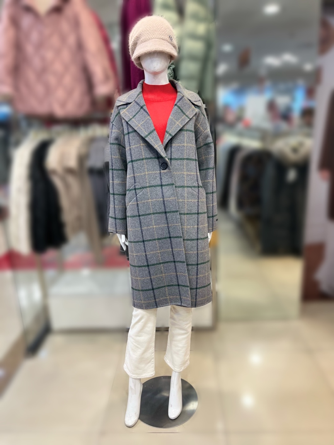 조이너스 조이너스 세이브존01 핸드메이드모혼방체크롤코트 JADW0WCH460 S27408535