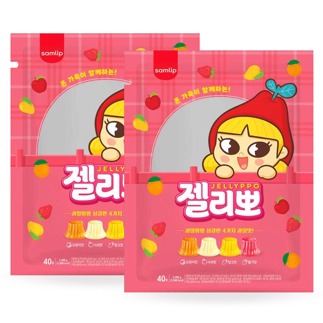 삼립 젤리뽀 60g x40개입 x2개 제리뽀