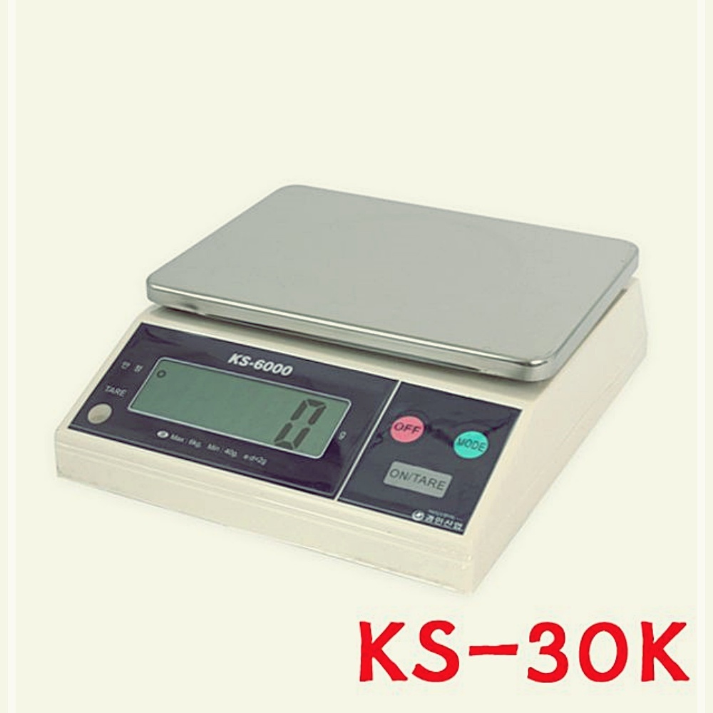 경인산업 주방저울 전자저울 표시저울 양방향 계량저울 KS-30K AW2464DD